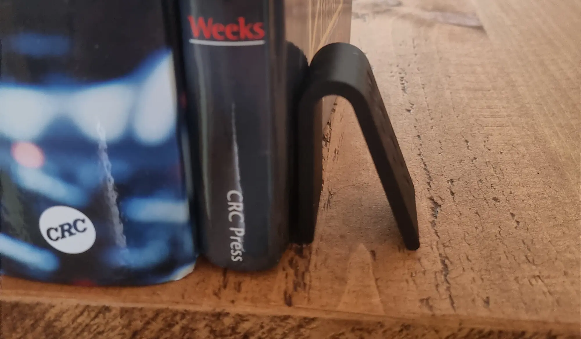 Text embossed on the side
