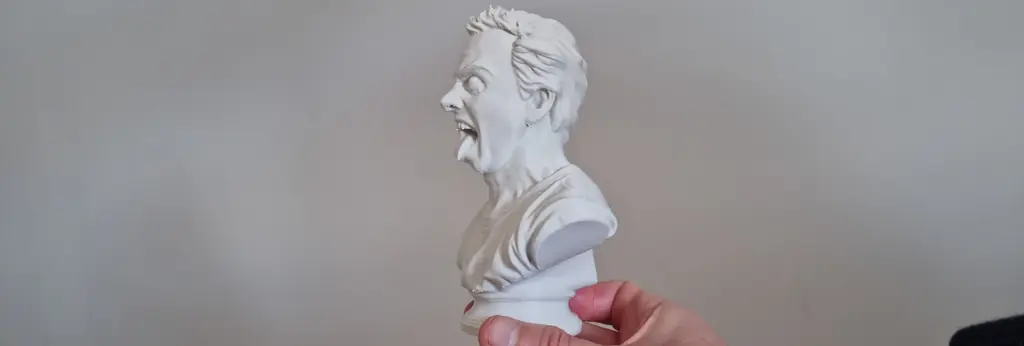 Print of a "Low Poly" version of me