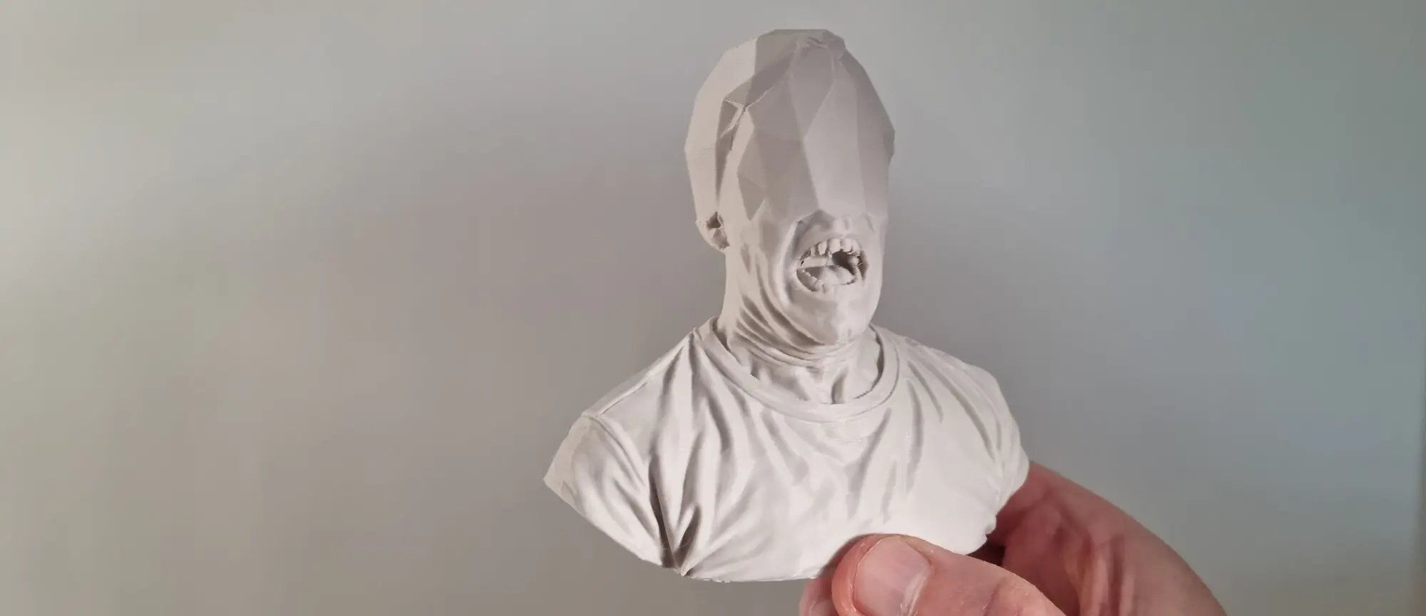 Print of a "Low Poly" version of me